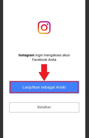 Cara menghubungkan Instagram ke Facebook 7 Login Facebook untuk menautkan