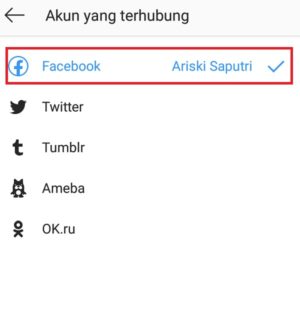 Cara menghubungkan Instagram ke Facebook 8 Akun Instagram sudah tertaut dengan Facebook