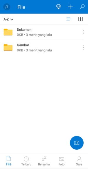 Layanan cloud storage gratis terbaik 2 Tampilan aplikasi cloud storage OneDrive