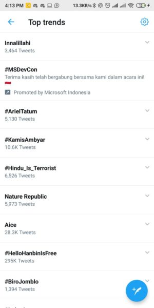 7 Kelebihan Twitter dibanding jejaring sosial lainnya 4 Trending Topik