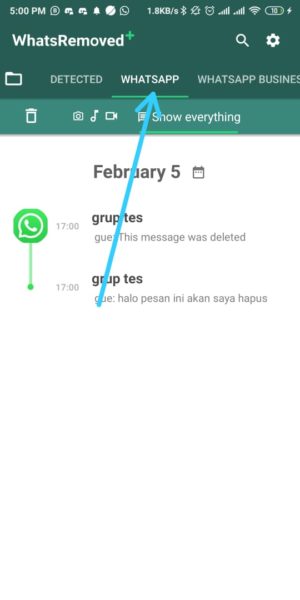 Cara melihat pesan whatsapp yang dihapus pengirim 13 Pesan Terhapus Berhasil Dibaca