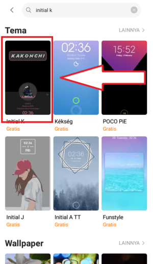 Cara mengganti style gelembung chat WhatsApp 4 klik tema initial k