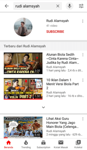 Cara Melihat Riwayat Komentar Orang Lain di Youtube 1 putar video yang akan di tonton