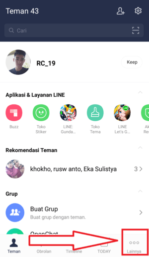 Cara menambahkan link LINE ke bio instagram 1 tap icon lainnya
