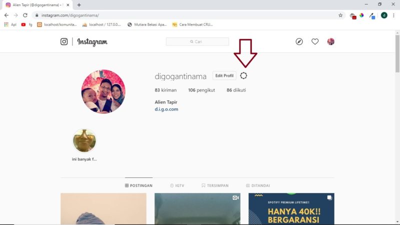 Cara memprivate akun instagram 6 Halaman Awal Instagram