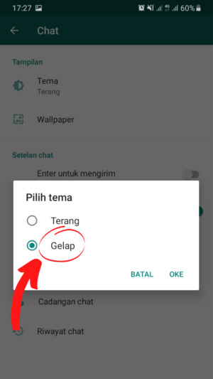 Cara mengaktifkan fitur dark mode di WhatsApp 10 Cara mengaktifkan fitur dark mode di WhatsApp 9