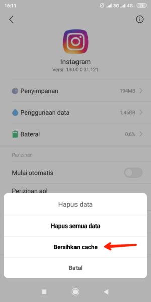 Cara menghapus cache dan cookies Instagram 4 Cara menghapus cache dan cookies Instagram 3