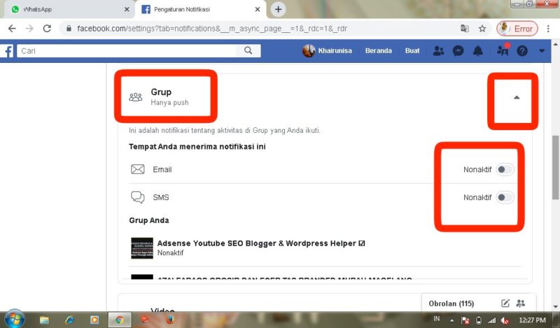 Cara Mematikan Notifikasi Grup di Facebook 16 Cara menghilangkan notifikasi grup facebook