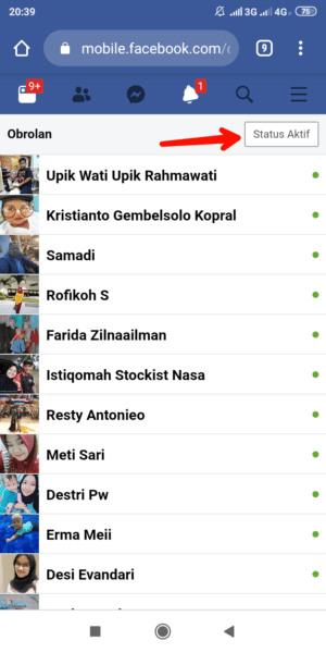 Cara menyembunyikan status online (tanda hijau) di Facebook 13 Cara menyembunyikan status online (tanda hijau) di Facebook 12
