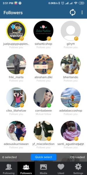 Cara menghapus banyak followers di Instagram sekaligus 14 Follower Berhasil dihapus