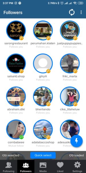 Cara menghapus banyak followers di Instagram sekaligus 9 Tandai follower