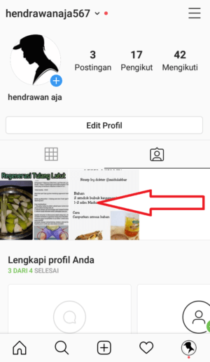 Cara menyembunyikan dan mengembalikan foto yang tag kita di Instagram 5 klik foto yang mau di sembunyikan