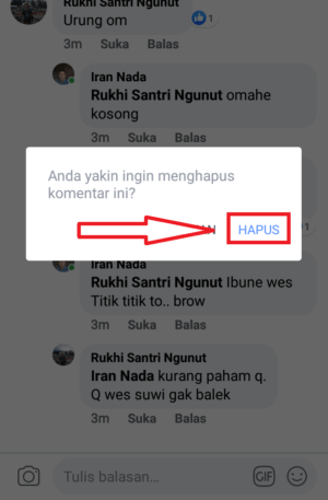 Cara menghapus komentar di facebook 6 Cara menghapus komentar di facebook 5