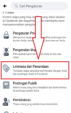 Cara menyembunyikan foto yang men-tag kita di Facebook 4 masuk ke linimasa dan penandaan