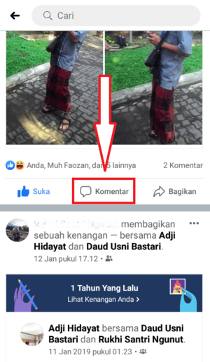 Cara menghapus komentar di facebook 1 masuk ke menu komentar
