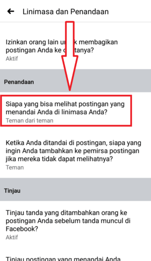 Cara menyembunyikan foto yang men-tag kita di Facebook 5 masuk ke menu yang sudah di tandai
