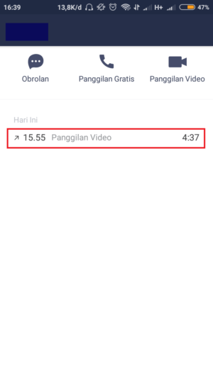 Hitungan kuota yang dihabiskan oleh LINE (untuk telpon, vc, dll) 2 berapa kuota line yang terpakai saat video call?