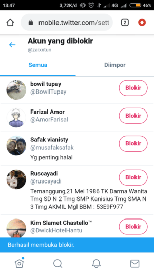 Cara menghapus banyak followers twitter sekaligus 14 buka blokir sampai semua orang dalam daftar habis