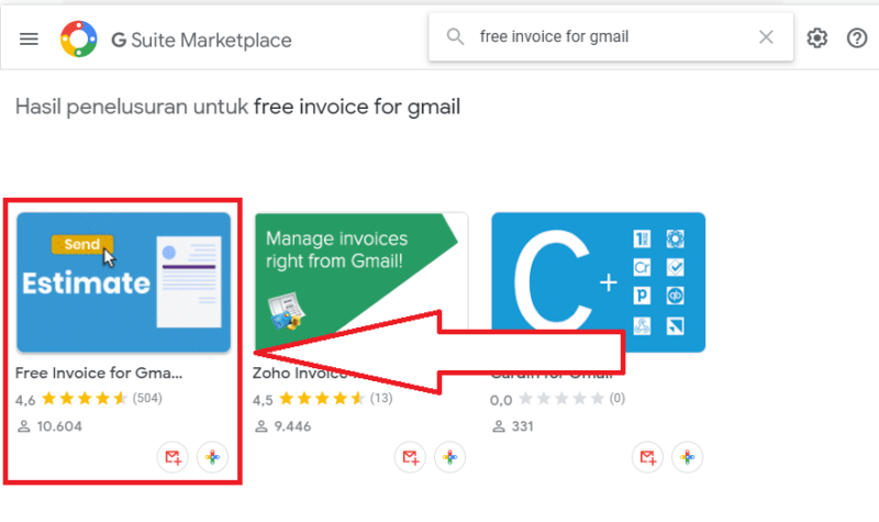 Cara membuat dan mengirim Invoice di email Gmail 6 Cara membuat dan mengirim Invoice di email Gmail 5