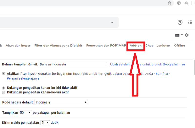 Cara membuat dan mengirim Invoice di email Gmail 2 klik menu add-on