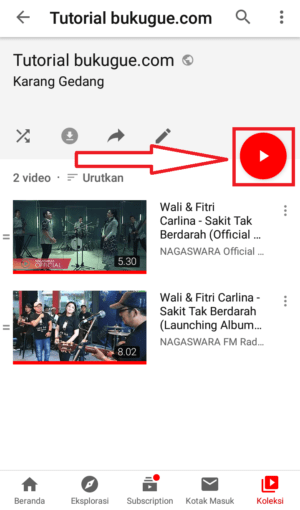 Cara repeat / loop video di Youtube 20 klik play