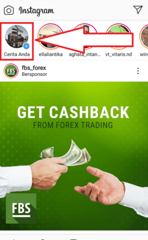 Cara membuat template BINGO untuk Instagram Story 16 masuk ke halaman cerita anda