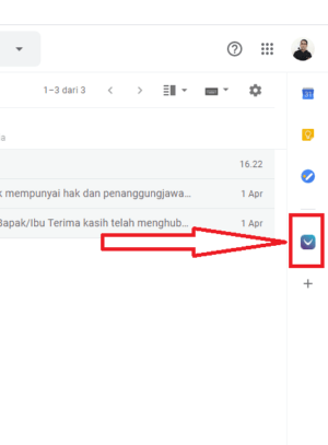 Cara membuat dan mengirim Invoice di email Gmail 12 muncul di halaman bar pinggir