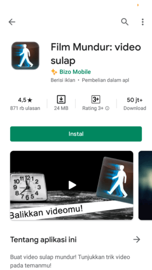 Kenapa fitur rewind tidak muncul di instagram? Apa solusinya? 1 aplikasi Film Mundur untuk video rewind