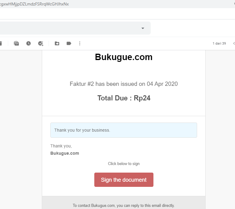 Cara membuat dan mengirim Invoice di email Gmail 24 Cara membuat dan mengirim Invoice di email Gmail 23
