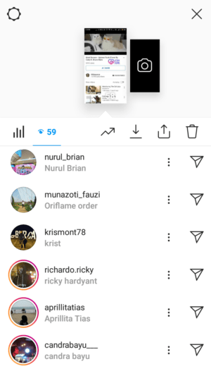 Urutan viewer instagram story berdasarkan apa? 5 viewers story instagram paling bawah