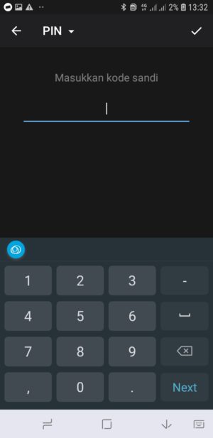 Cara mengunci telegram dengan PIN 6 masukkan password