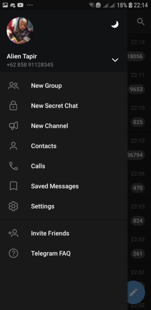 Cara mengubah bahasa di Telegram 5 Bahasa Sudah Terganti