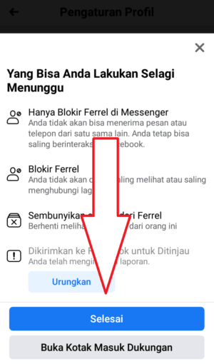 Cara melaporkan akun facebook 8 klik selesai