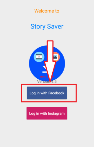 Cara download story (cerita) di Facebook 14 login with facebook