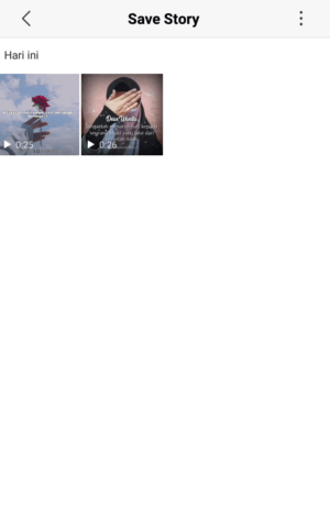 Cara download story (cerita) di Facebook 12 video yang sudah di downlaod
