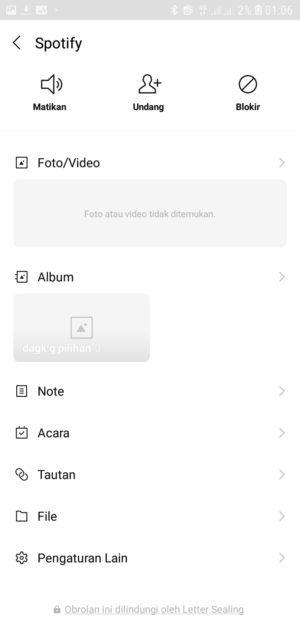 Cara membuat dan mengirim album di LINE 2 Tap Album