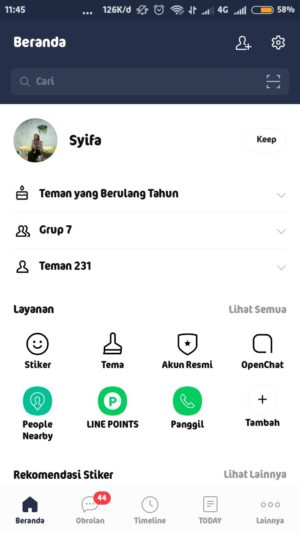 Cara login LINE tanpa verifikasi nomor HP lama 14 berhasil login line
