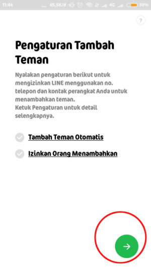 Cara login LINE tanpa verifikasi nomor HP lama 13 lanjutkan proses login line