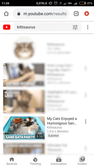 Cara mengatasi youtube error saat memutar video 5 cari dan buka video