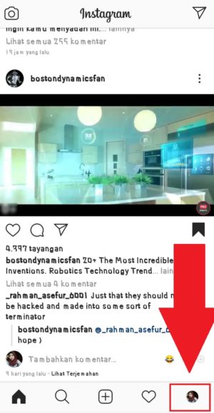 Cara mengembalikan postingan Instagram yang diarsipkan 1 Halaman beranda Instagram