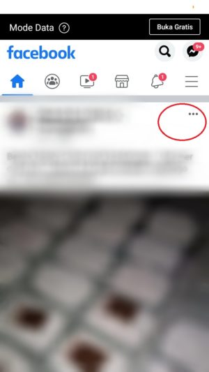 Cara menghilangkan postingan grup di beranda Facebook 8 tap ikon titik tiga pada postingan grup