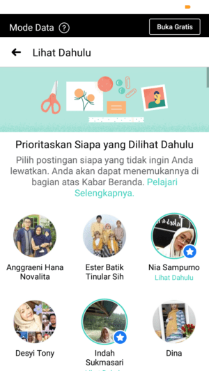 Cara prioritaskan akun tertentu di beranda facebook 6 setelah memilih teman, kembali ke halaman sebelumnya