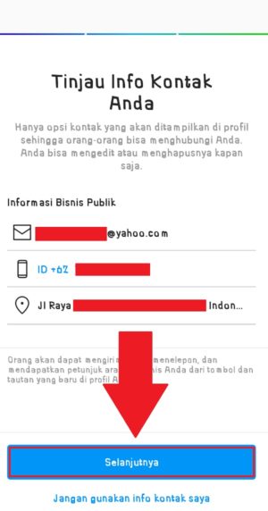 Cara menambahkan lokasi di profil Instagram 8 Isi kolom yang disediakan dengan benar