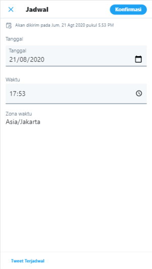 Cara membuat tweet terjadwal di Twitter 4 Cara membuat tweet terjadwal di Twitter 3