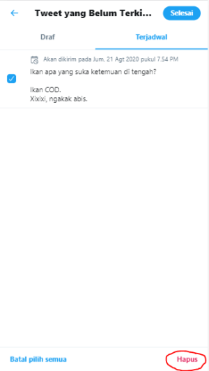 Cara membuat tweet terjadwal di Twitter 10 Cara membuat tweet terjadwal di Twitter 9