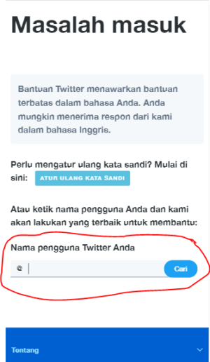 Cara mengembalikan akun Twitter yang di hack 10 Cara mengembalikan akun Twitter yang di hack 9