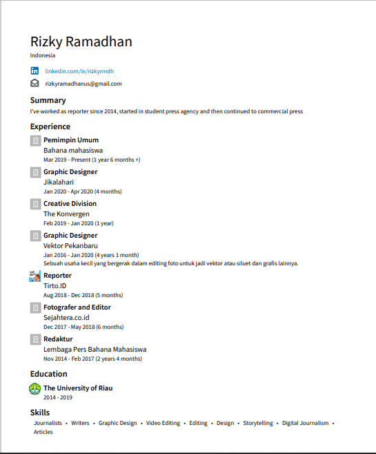 Cara download Curriculum vitae (CV) dari LinkedIn 24 Cara download Curriculum vitae (CV) dari LinkedIn 23