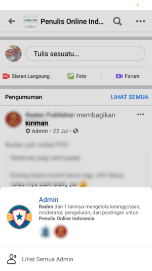 Jenis dan arti dari tiap Lencana di Facebook 1 lencana admin di grup facebook