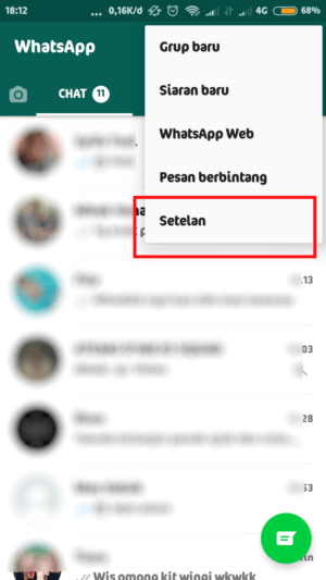 Apa itu kode QR di WhatsApp? 4 buka setelan whatsapp