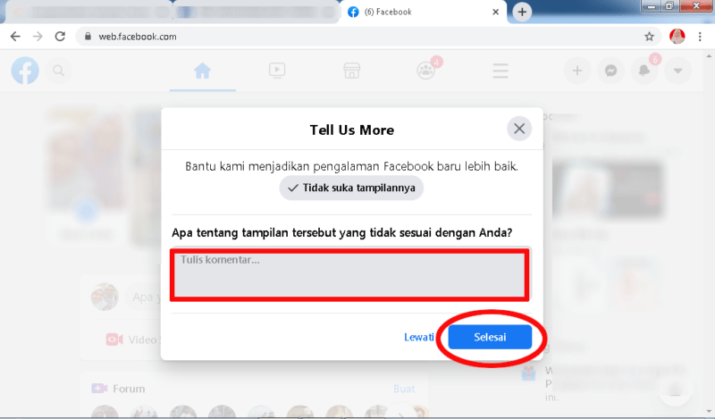Cara merubah tampilan facebook ke versi yang lama 7 berikan penjelasan rinci mengenai alasan tadi
